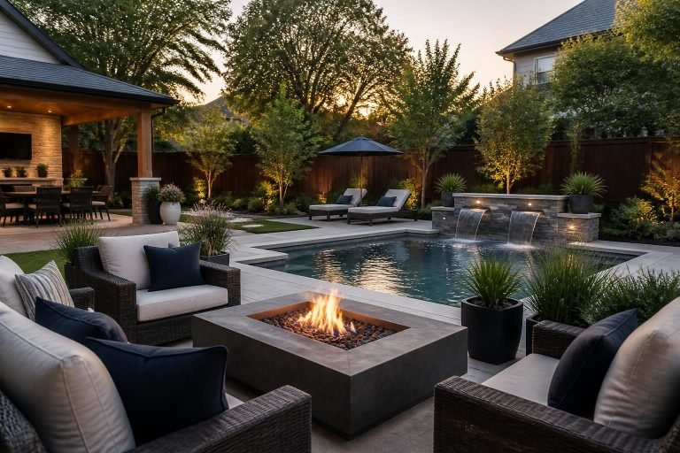 3D Landscape and Backyard Design